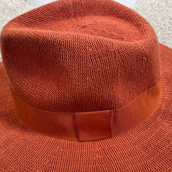 SWIFTIE Anthropologie Womens ORANGE Rowen Rancher Boho Western Hat Cotton Blend - Picture 16 of 16